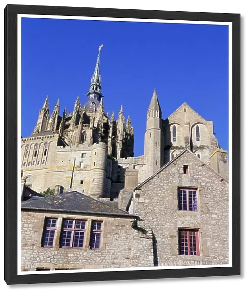 France, Normandy, Mont Saint Michel exterior
