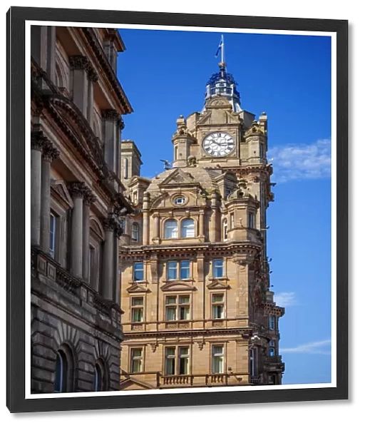 The Clock Tower of the Balmoral, Edinburgh, Scotland, United Kingdom