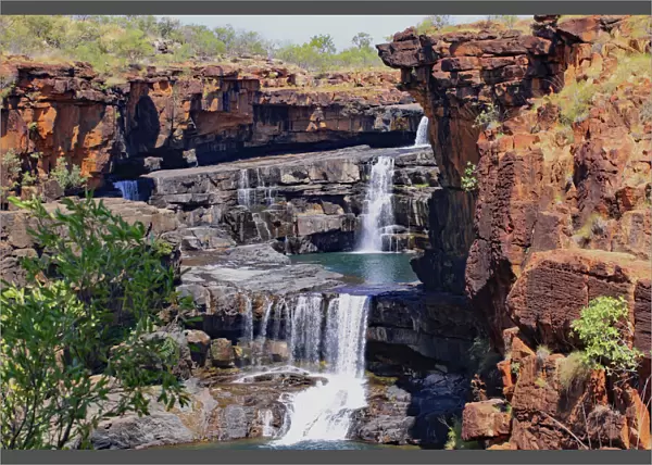 Mitchell Falls in the Kimberley Region of North-West Australia