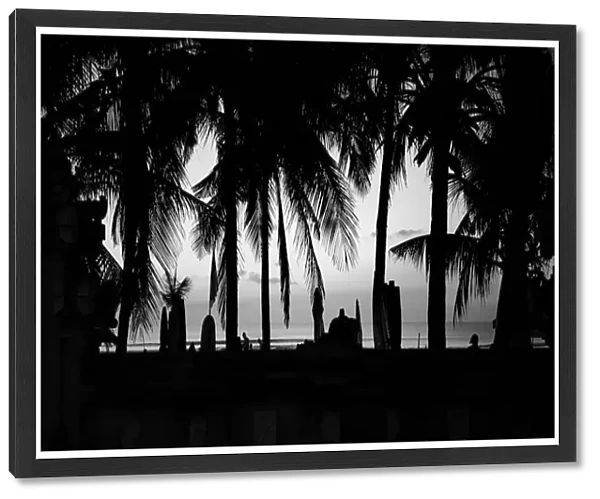 Bali Beach Silhouette