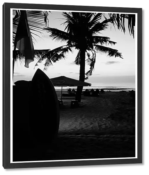 Legian Beach Black & White