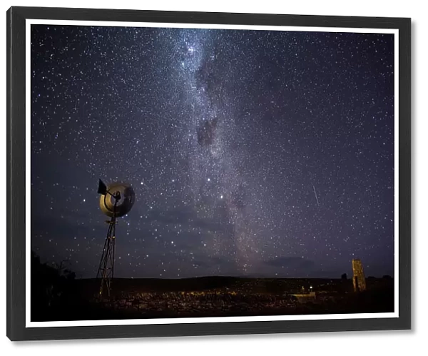 Windmill with The Milky Way