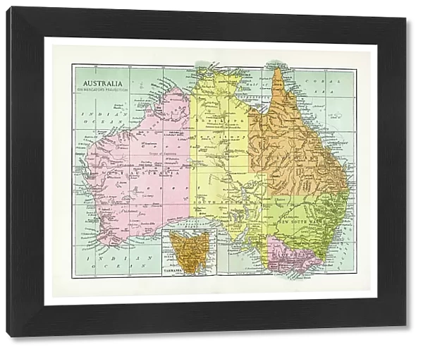 Antique Map of Australia
