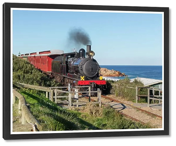 Steam train at Victor Harbor. South Australia