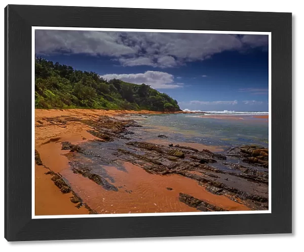 Cuttagee lake and shoreline, South coastline of NSW, Australia