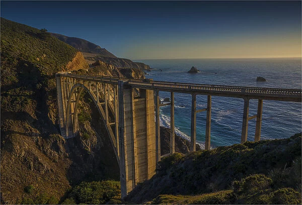 Bixby bridge, Californian coastline, United States