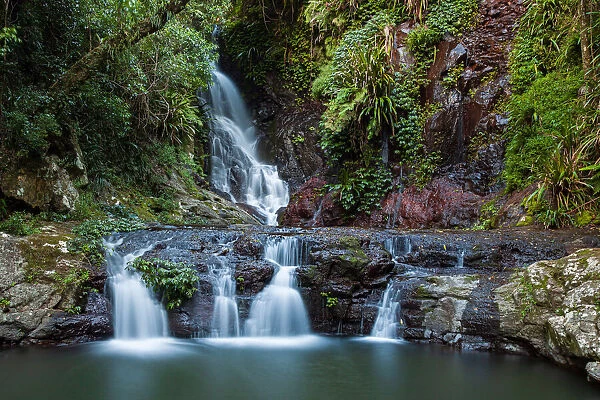 Elabana Falls - Rainforest Waterfall in Lamington National Park Australia