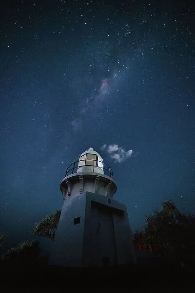 Milky Way over Fingal Head Lighthouse, New South Wales, Australia