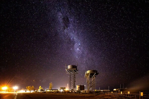 The night sky over Birdsville, central Queensland Australia