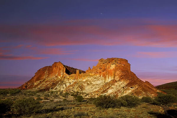 Sunset at Rainbow Valley Conservation Reserve, Northern Territory, Central Australia