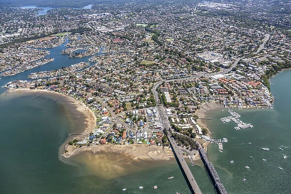 Sylvania. Aerial view of Sylvania, NSW, Australia