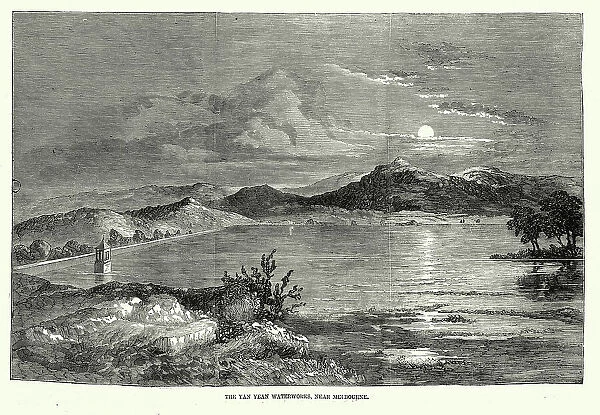 Yan Yean Reservoir, near Melbourne, Victoria, Australia, Victorian, 19th Century