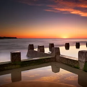 Coogee beach at early morning, Sydney