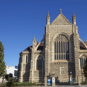 Facade of St Marys cathedral in Perth