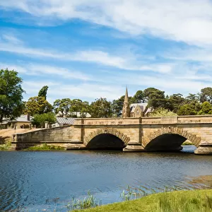 Historic bridge in Ross, Tasmania, Australia