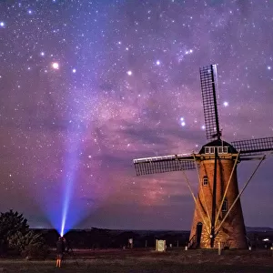 The Milky Way Behind The Lily - Dutch Windmill - Stirling Ranges, Amelup - Western Australia