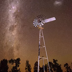 milkyway and a windmill