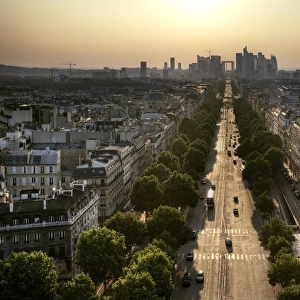 View of Avenue de la Grande ArmA e And La DA fense, Paris, France