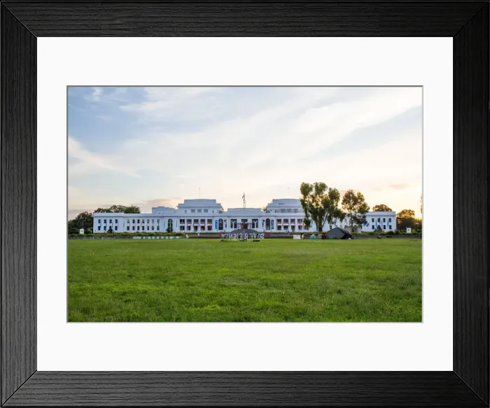 Framed Print : Capitols. Old Parliament House