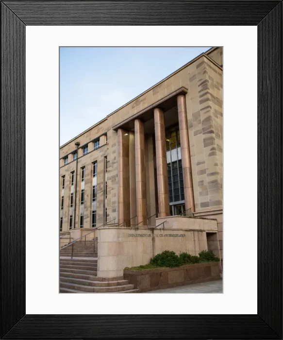 Framed Print : Capitols. Department of Finance and Deregulation in Canberra, Australia Framed Print : Capitols. Department of Finance and Deregulation in Canberra, Australia