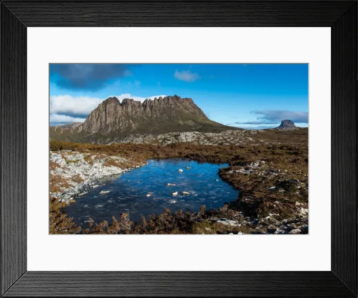 Framed Print : Icy Cradle Mountain Framed Print : Icy Cradle Mountain