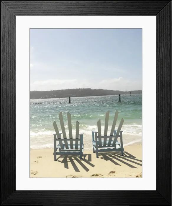 Framed Print : Beach Picnic