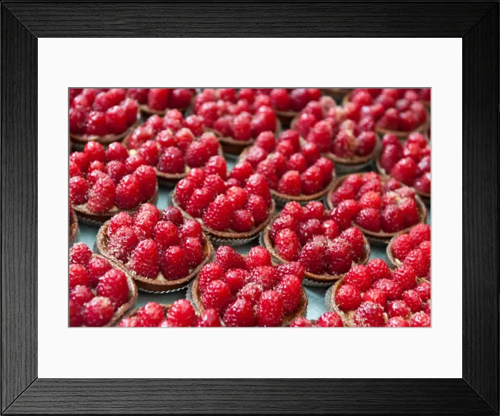 Framed Print : Raspberry tart Framed Print : Raspberry tart