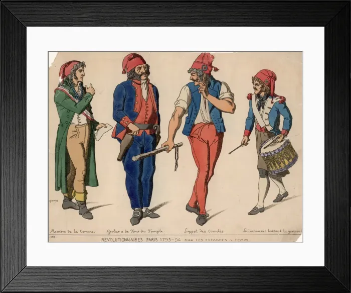 Framed Print : Revolutionary Types
