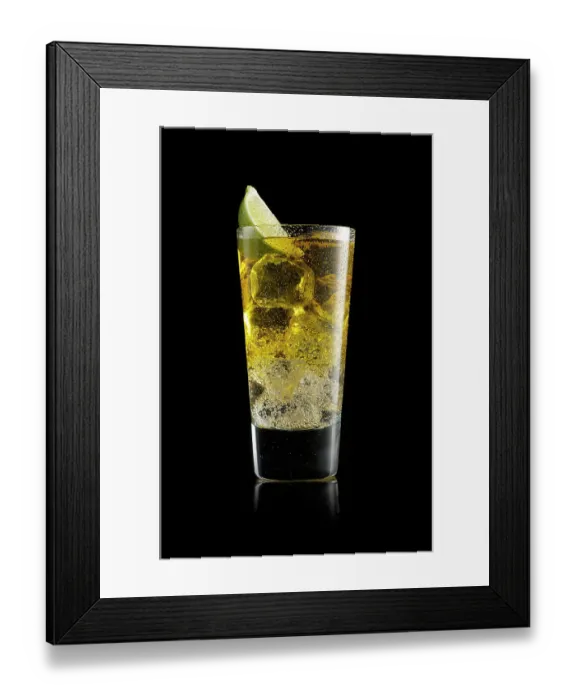 Framed Print : Ginger drink