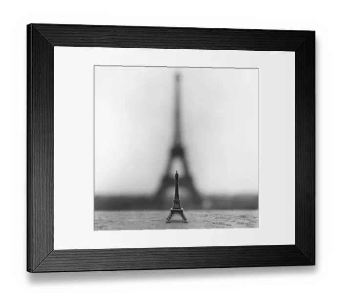 Framed Print : Eiffel Tower, big and small Framed Print : Eiffel Tower, big and small