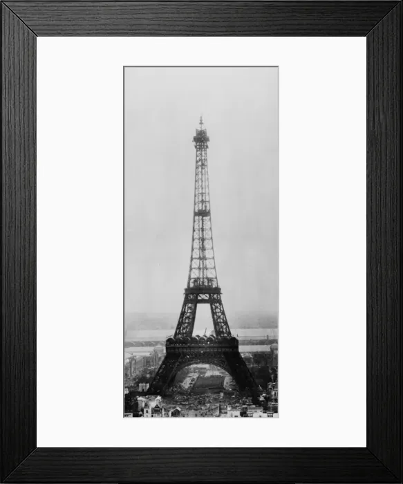 Framed Print : Eiffel Construction 11