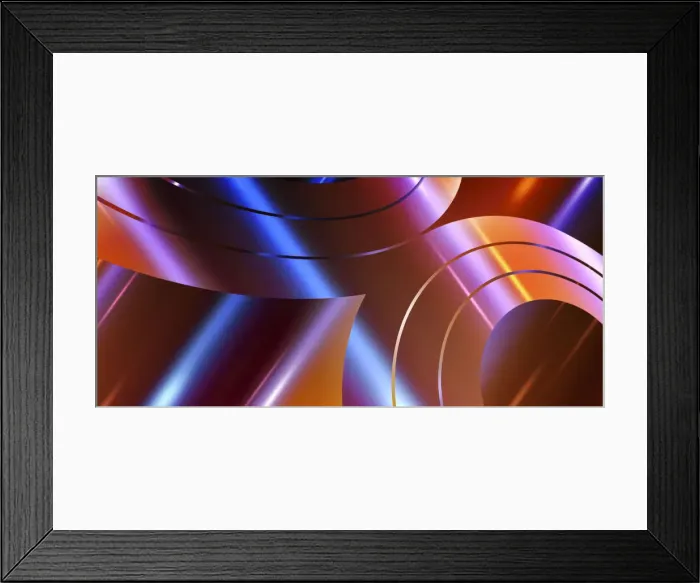 Framed Print : Concentric swirl shapes, close up Framed Print : Concentric swirl shapes, close up