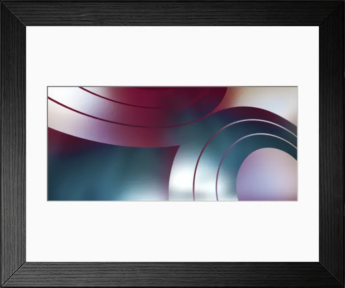 Framed Print : Concentric swirl shapes, close up Framed Print : Concentric swirl shapes, close up