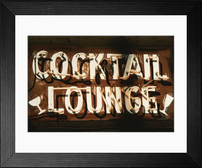 Framed Print : Neon Sign in Daylight