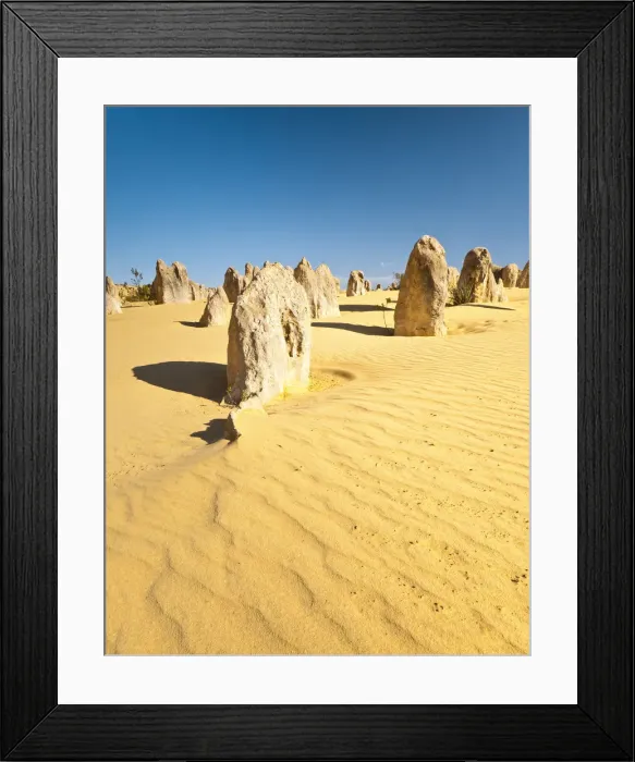 Framed Print : pinnacles