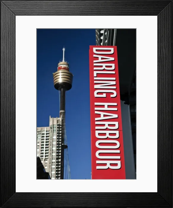 Framed Print : Darling Harbour : Sydney : Australia Framed Print : Darling Harbour : Sydney : Australia