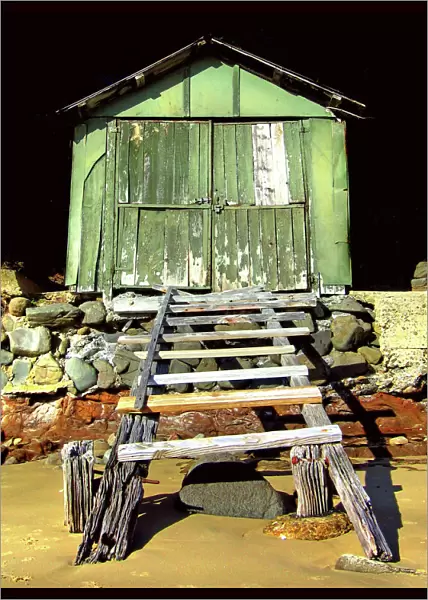 Old Green Boat Shed