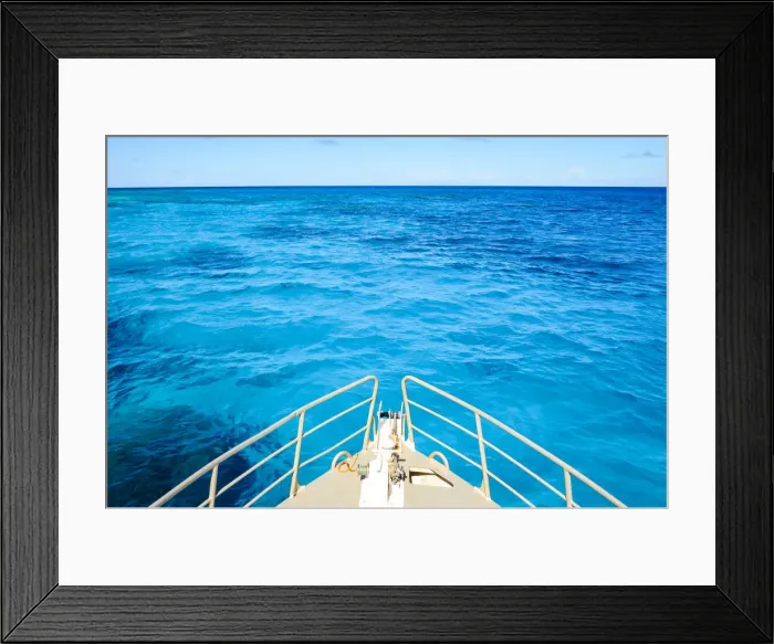 Framed Print : Great Barrier Reef Blues Framed Print : Great Barrier Reef Blues
