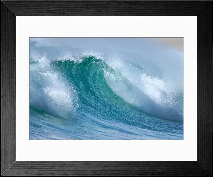 Framed Print : Breaking wave Framed Print : Breaking wave