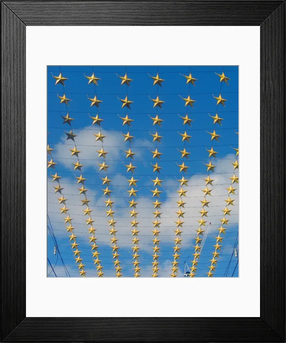 Framed Print : blanket of stars under cloudy blue sky Framed Print : blanket of stars under cloudy blue sky