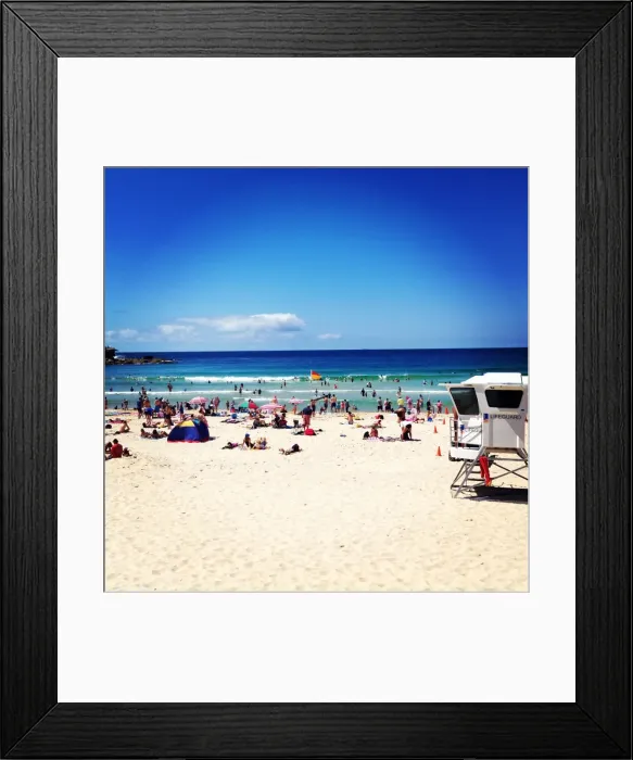 Framed Print : Off to the Beach