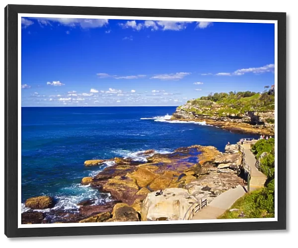 Walk along Bondi beach, Sydney Australia