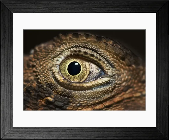 Framed Print : Eye of the Dragon