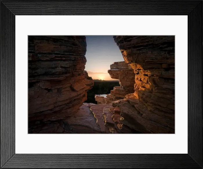 Framed Print : Sunset, Kellys Knob Kununurra WA Framed Print : Sunset, Kellys Knob Kununurra WA