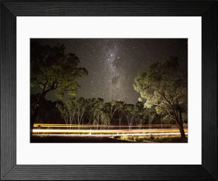 Framed Print : The Milky Way by the roadside Framed Print : The Milky Way by the roadside