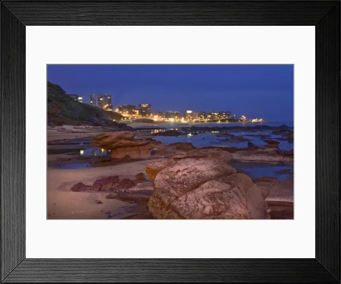 Framed Print : Newcastle Blue Hour