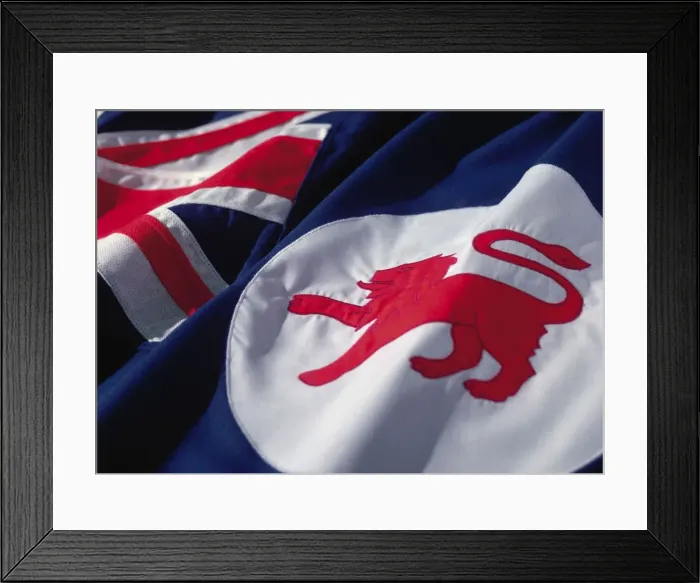 Framed Print : the flag of Tasmania Framed Print : the flag of Tasmania