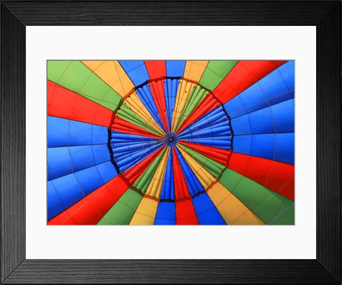 Framed Print : Colorful balloon patterns