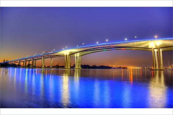 Gateway Bridge at Dawn, Brisbane, Australia