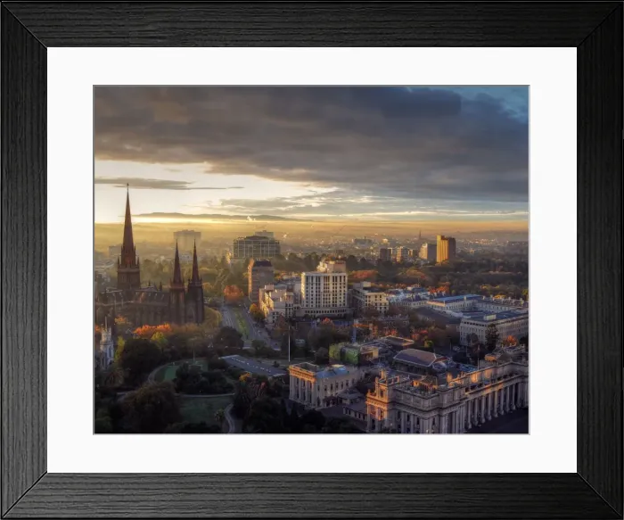 Framed Print : Melbourne sunrise